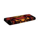 Japanese Samurai Warrior Mask Print Piano Keyboard Cover