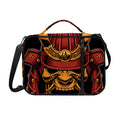 Japanese Samurai Warrior Mask Print Shoulder Strap Bible Bag