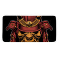 Japanese Samurai Warrior Mask Print Towel
