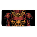 Japanese Samurai Warrior Mask Print Towel