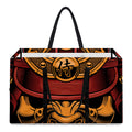 Japanese Samurai Warrior Mask Print Utility Tote Bag