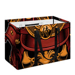 Japanese Samurai Warrior Mask Print Utility Tote Bag