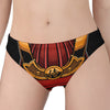 Japanese Samurai Warrior Mask Print Women's Panties