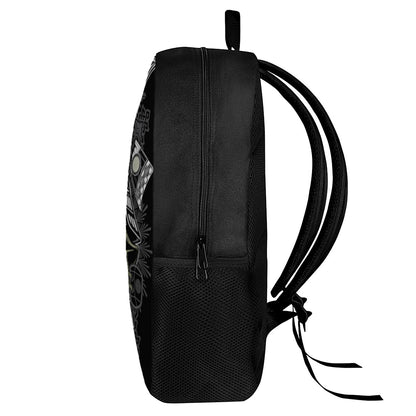 Japanese Samurai Warrior Print 17 Inch Backpack