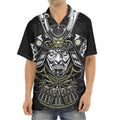 Japanese Samurai Warrior Print Aloha Shirt