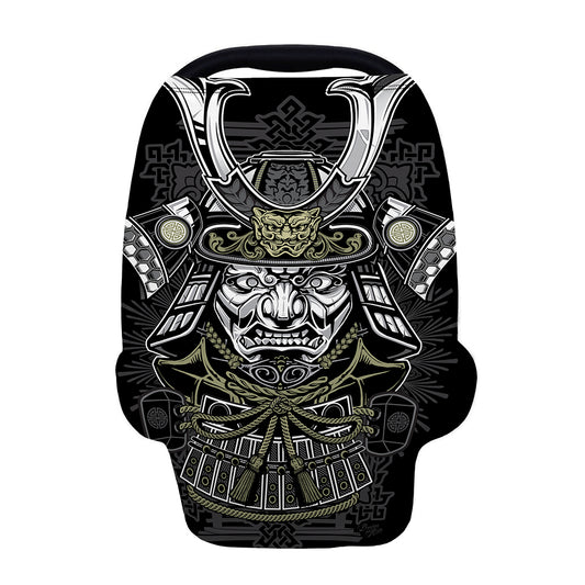 Japanese Samurai Warrior Print Baby Seat Cover