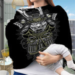 Japanese Samurai Warrior Print Baby Seat Cover