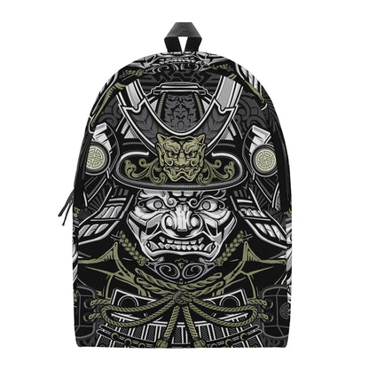 Japanese Samurai Warrior Print Backpack