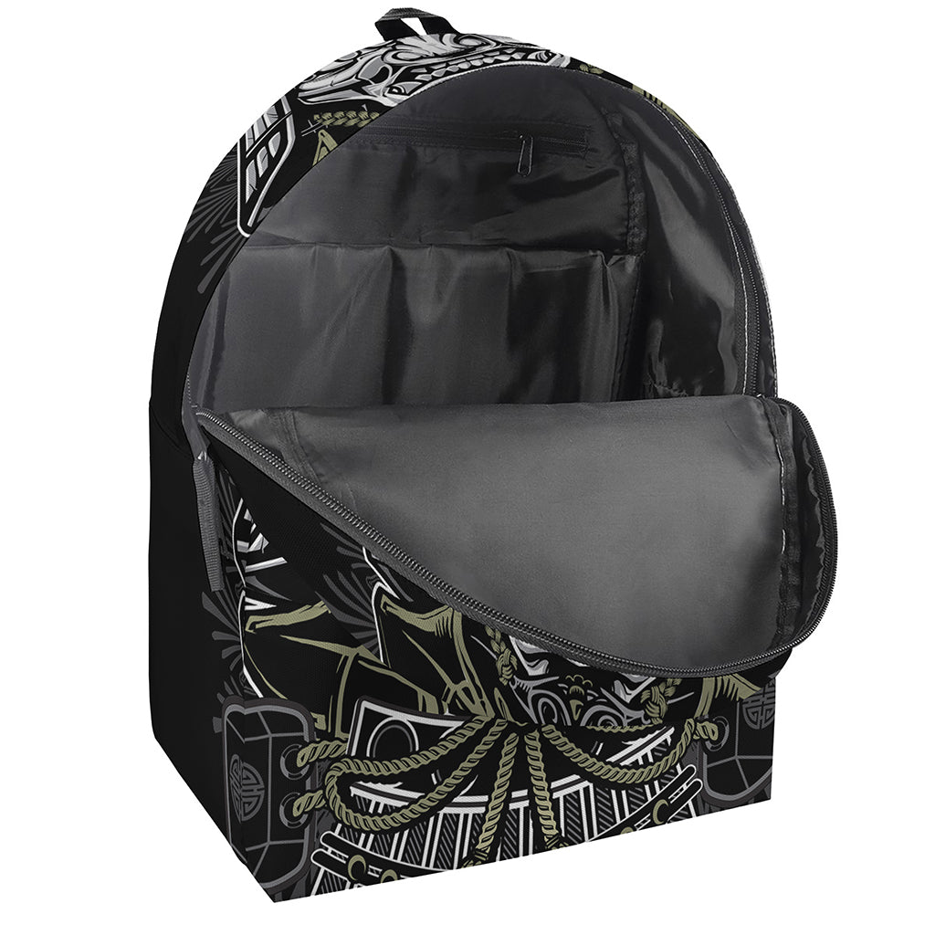 Japanese Samurai Warrior Print Backpack