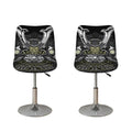 Japanese Samurai Warrior Print Bar Stool Covers