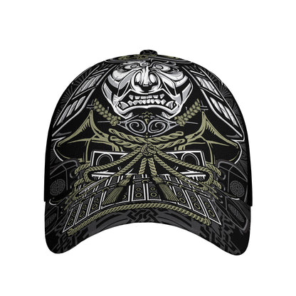 Japanese Samurai Warrior Print Baseball Cap