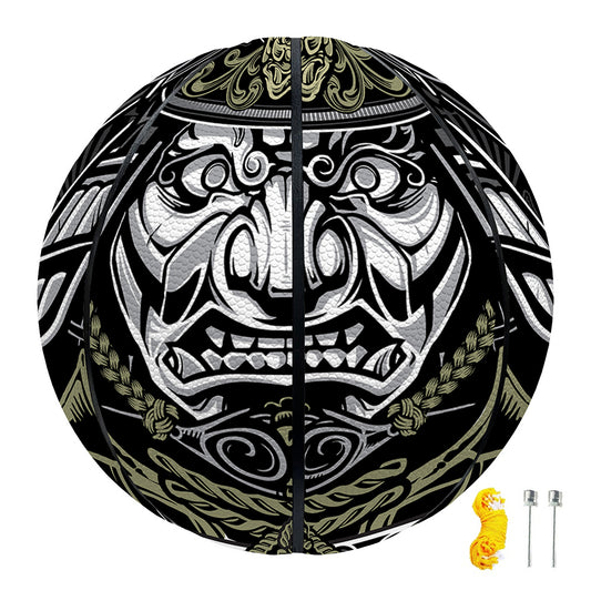 Japanese Samurai Warrior Print Basketball