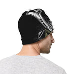 Japanese Samurai Warrior Print Beanie