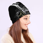 Japanese Samurai Warrior Print Beanie