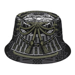 Japanese Samurai Warrior Print Bucket Hat