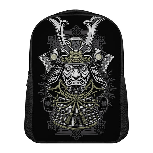 Japanese Samurai Warrior Print Casual Backpack