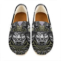 Japanese Samurai Warrior Print Casual Shoes