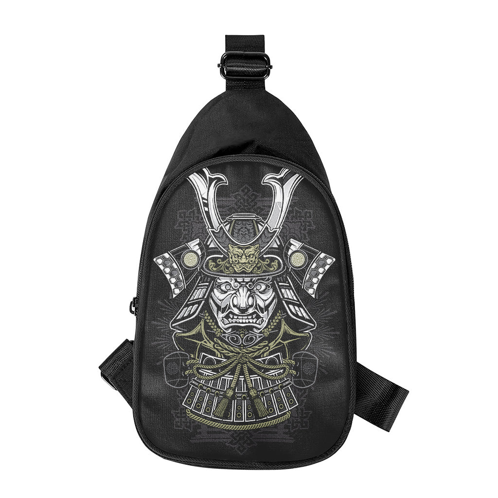 Japanese Samurai Warrior Print Chest Bag