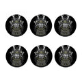 Japanese Samurai Warrior Print Coaster Set