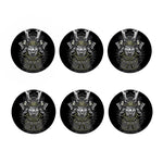 Japanese Samurai Warrior Print Coaster Set