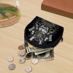 Japanese Samurai Warrior Print Coin Purse