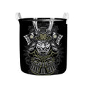 Japanese Samurai Warrior Print Collapsible Laundry Basket