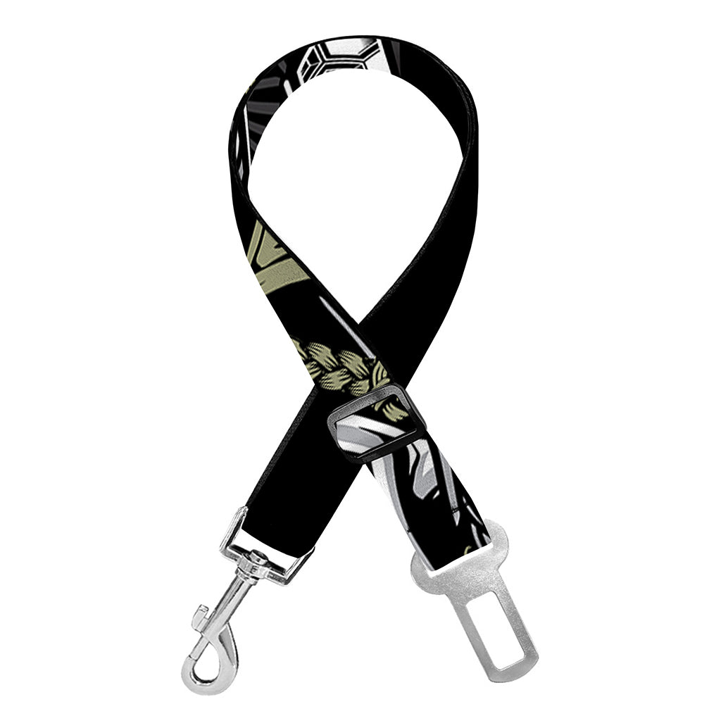 Japanese Samurai Warrior Print Dog Seat Belt