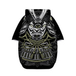 Japanese Samurai Warrior Print Dog Zip Up Hoodie