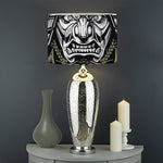Japanese Samurai Warrior Print Drum Lamp Shade
