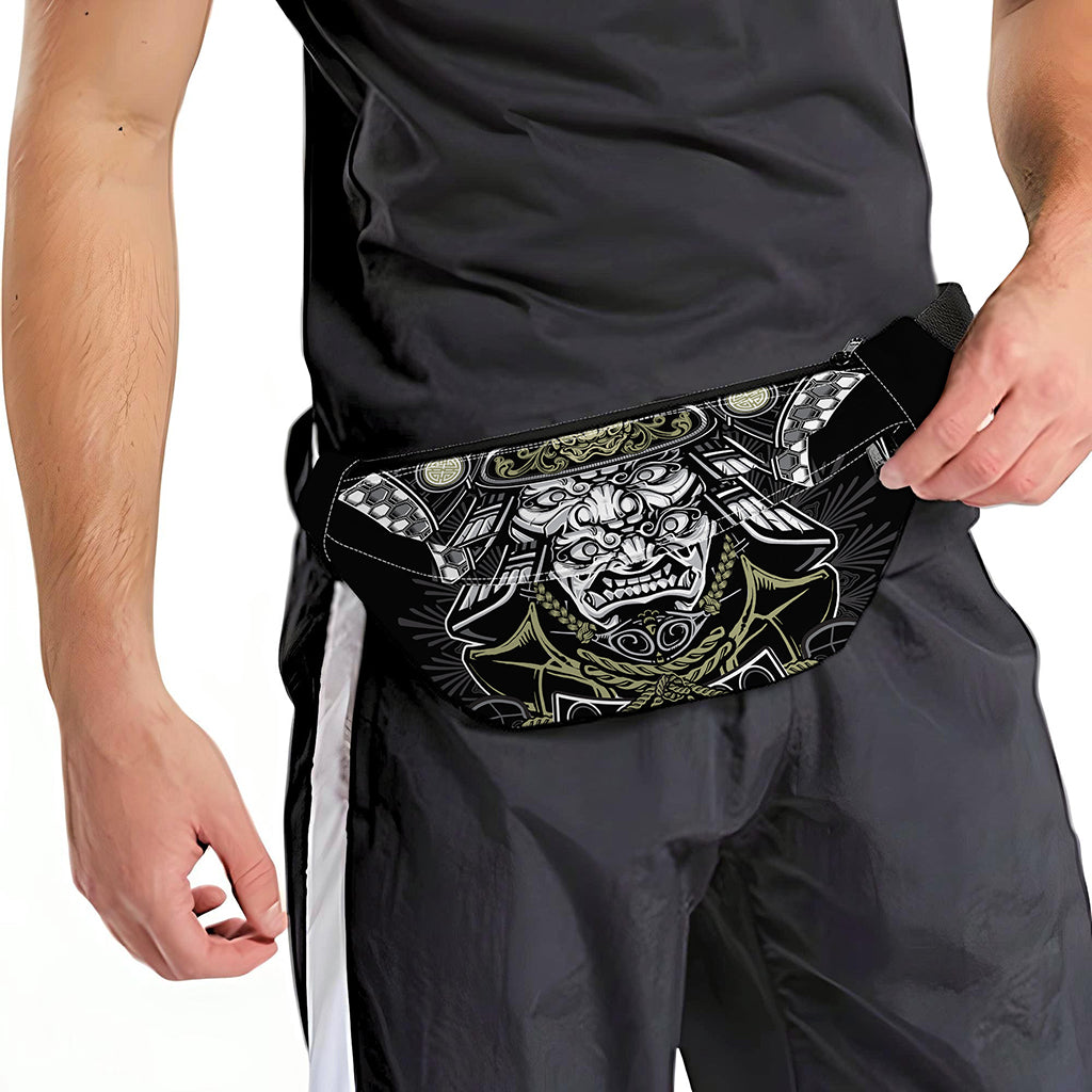 Japanese Samurai Warrior Print Fanny Pack