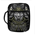 Japanese Samurai Warrior Print Front Pocket Bible Bag