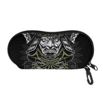 Japanese Samurai Warrior Print Glasses Case