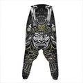 Japanese Samurai Warrior Print Hammer Pants