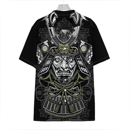 Japanese Samurai Warrior Print Hawaiian Shirt