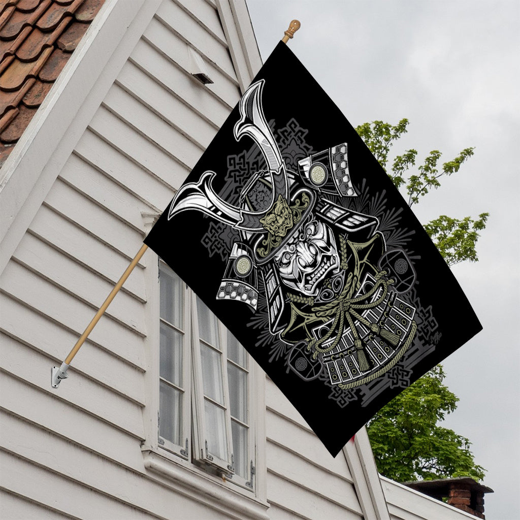 Japanese Samurai Warrior Print House Flag