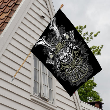 Japanese Samurai Warrior Print House Flag