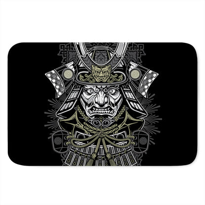 Japanese Samurai Warrior Print Indoor Door Mat
