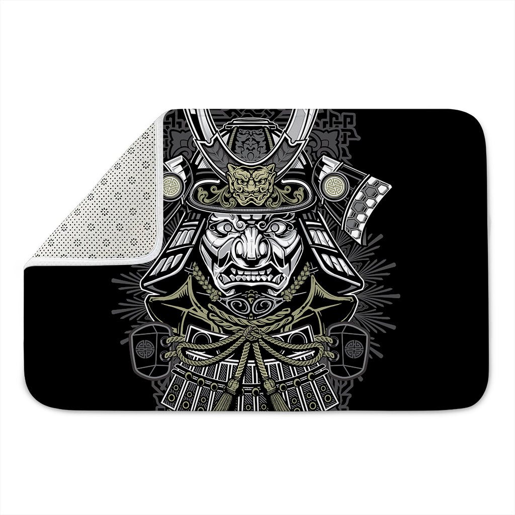 Japanese Samurai Warrior Print Indoor Door Mat