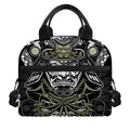 Japanese Samurai Warrior Print Insulated Lunch Bag