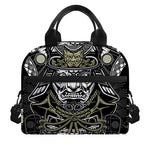 Japanese Samurai Warrior Print Insulated Lunch Bag