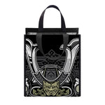 Japanese Samurai Warrior Print Insulated Lunch Tote