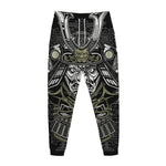 Japanese Samurai Warrior Print Jogger Pants