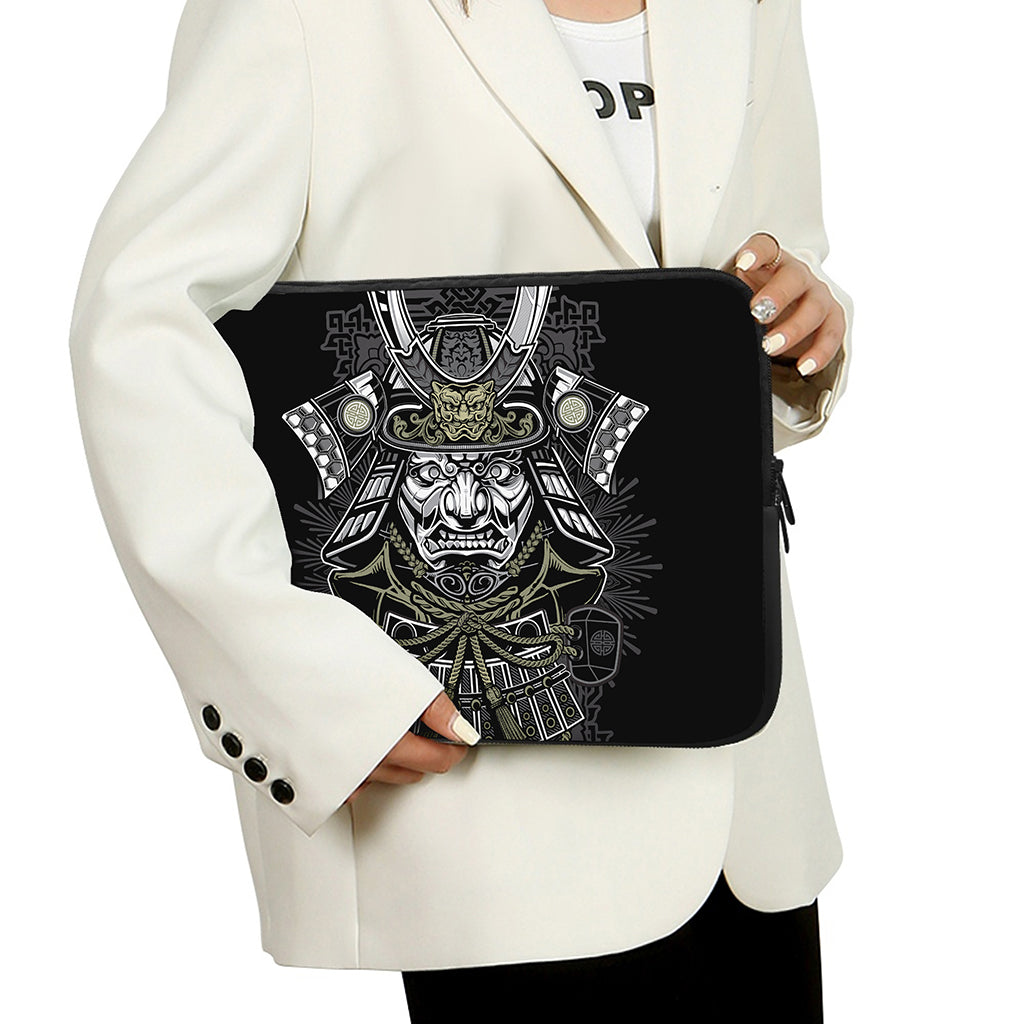 Japanese Samurai Warrior Print Laptop Sleeve