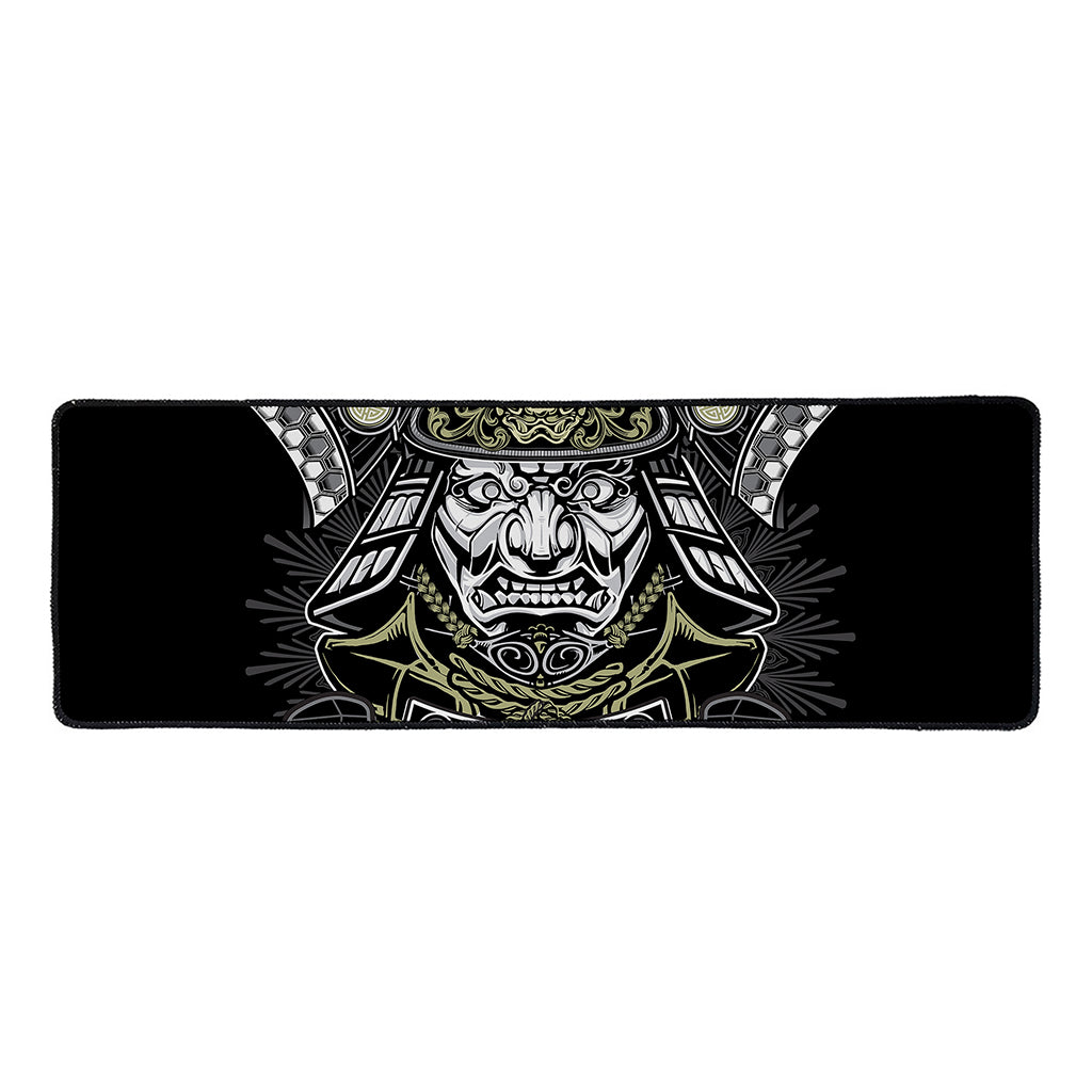 Japanese Samurai Warrior Print Long Kitchen Mat