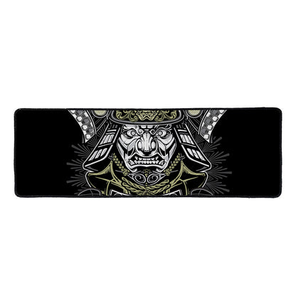 Japanese Samurai Warrior Print Long Kitchen Mat