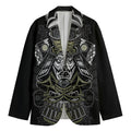Japanese Samurai Warrior Print Men's Blazer