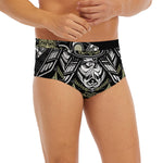 Japanese Samurai Warrior Print Men's Briefs