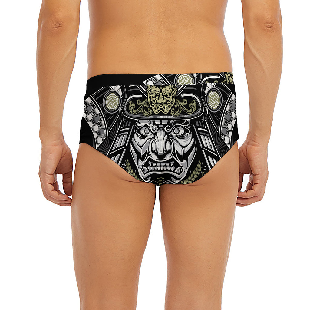 Japanese Samurai Warrior Print Men's Briefs
