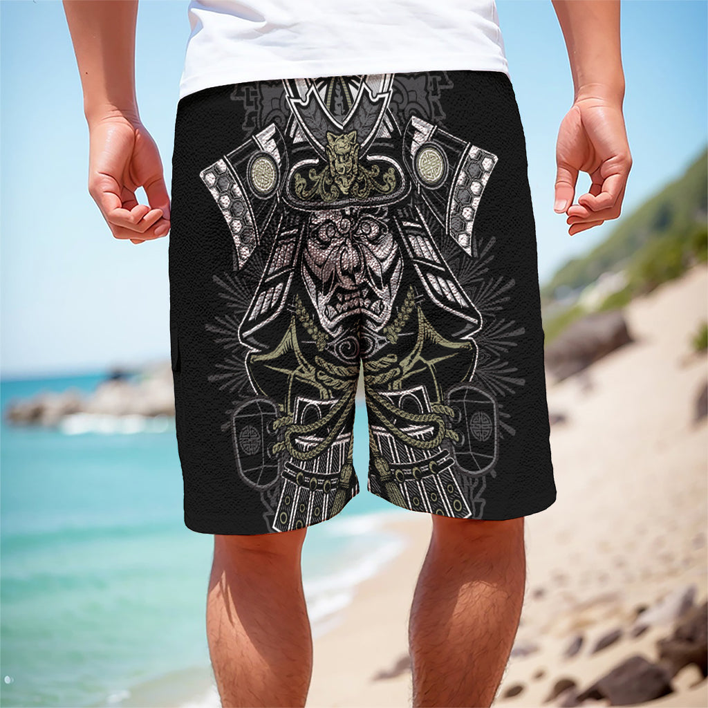 Japanese Samurai Warrior Print Men's Cargo Shorts
