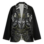 Japanese Samurai Warrior Print Men's Cotton Blazer
